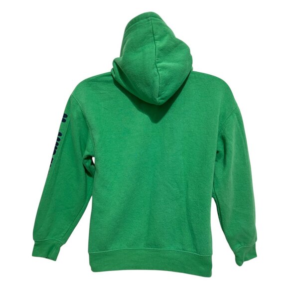 Pacific Co North Myrtle Beach Green Zip-Up Hoodie Kids Medium Kelly Green Preppy - Picture 2 of 14
